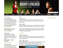 Tablet Screenshot of brodytheater.com